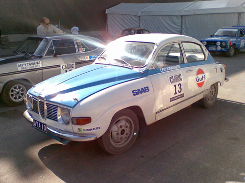 Saab 96 V4 1970 Works rally car