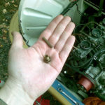 One of the carburettor filters was completely clogged.