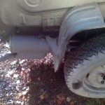 Rear muffler