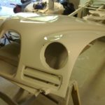 Hood - top coat just painted Hood - top coat just painted