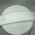 Topcoat on bumper piece Topcoat on bumper piece