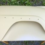 Passenger side fender in primer. Passenger side fender in primer.