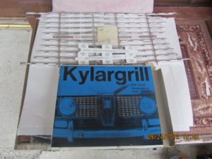 Saab 96 "kylargrill", a full chrome decoration for the long-nose stroker.