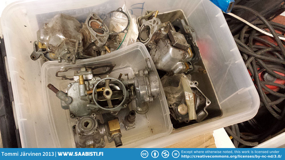 For Sale: Fomoco carburetors basket case. Parts from four carbs. At least one complete with the US market emission device.