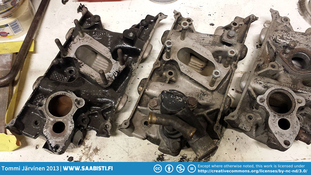 For sale: Twin choke intake manifolds.