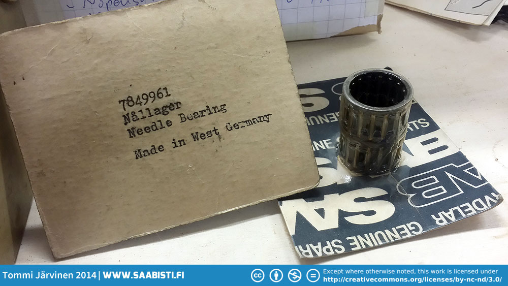 Saab Sport needle bearings in original package.