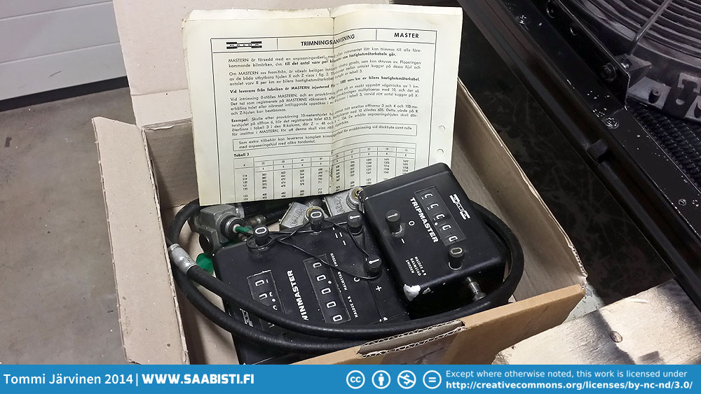 Halda Tripmaster and a Twinmaster for car orienteering. Used to measure precise travel distances.