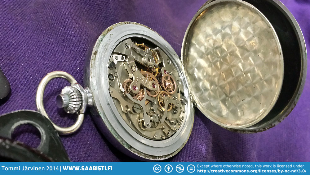 The chronograph is probably from the sixties. Such a beautiful movement.