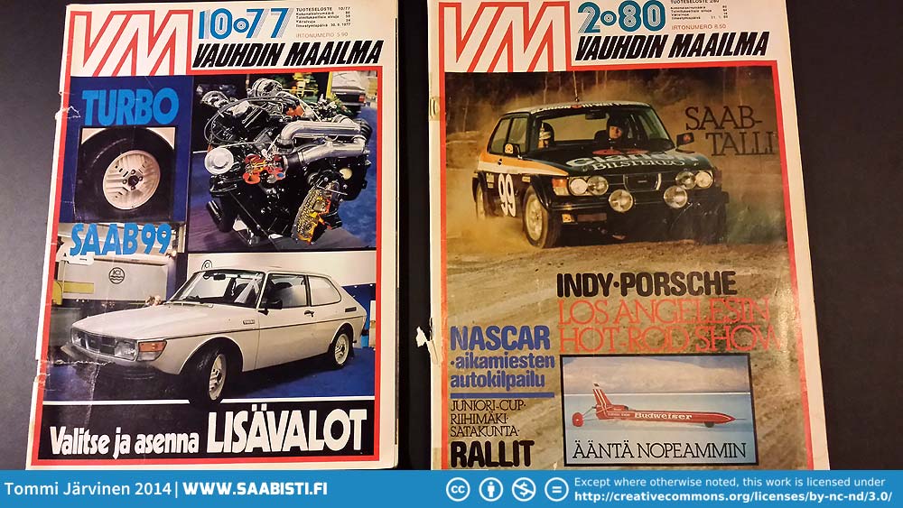 Saab 99 Turbo related magazine articles