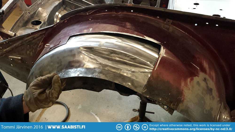 Fitting replacement pieces.