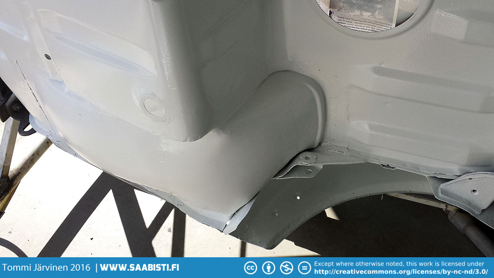 The spare tire compartment came out pretty nice.